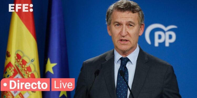 Comparecencia de Alberto Núñez Feijóo para analizar la legislatura y hacer balance del curso político