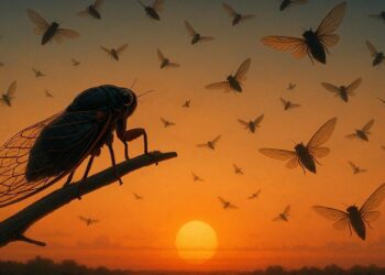 El metrónomo de la luz: así afinan las cigarras su canto del amanecer