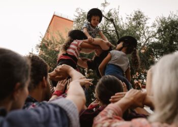 En Vallecas hay de todo, hasta un grupo de ‘castellers’: ‘Vienen catalanes y madrileños, pero también estadounidenses o portugueses’