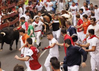 Siete heridos, dos con traumatismos severos, en el primer encierro de San Sebastián de los Reyes