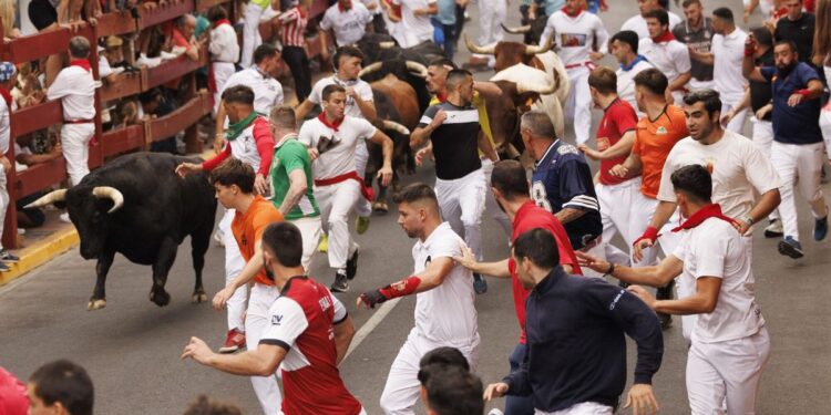 Siete heridos, dos con traumatismos severos, en el primer encierro de San Sebastián de los Reyes