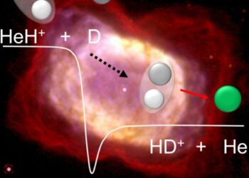 Desvelan los detalles de las primeras reacciones químicas que tuvieron lugar en el Universo