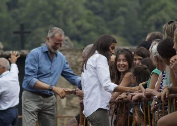 VÍDEO | Los Reyes visitan San Martín de Castañeda (Zamora)
