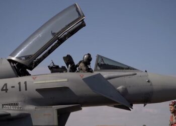 EL PERIÓDICO en la base aérea de Los Llanos, la casa del Eurofighter.