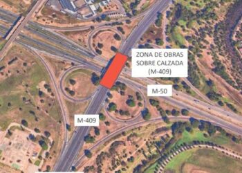 La carretera M-409, cortada por obras entre Leganés y Fuenlabrada hasta mediados de noviembre