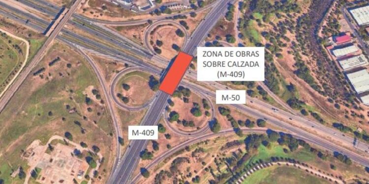 La carretera M-409, cortada por obras entre Leganés y Fuenlabrada hasta mediados de noviembre