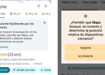 Google ya permite usar el GPS en los túneles de la M-30 mientras ultima las pruebas de las nuevas balizas