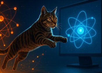 El gato de Schrödinger salta a la pantalla atómica