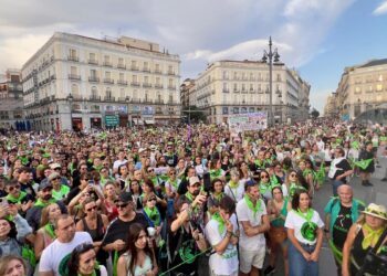 10.000 personas participan en la marcha antitaurina convocada por PACMA en Madrid