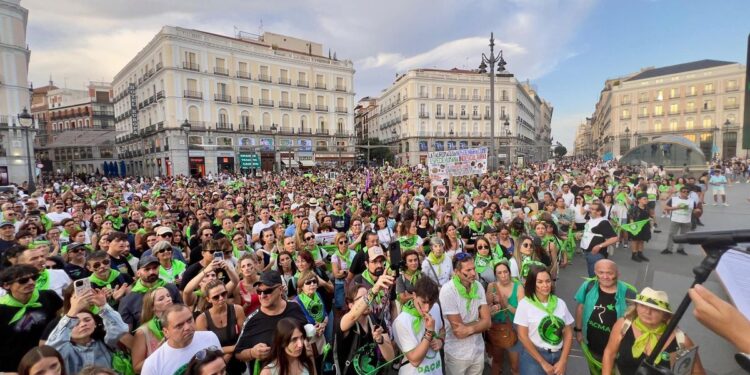 10.000 personas participan en la marcha antitaurina convocada por PACMA en Madrid