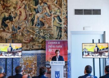 Del pincel al lienzo: el Madrid de los Austrias se transforma en arte gracias al Certamen de Pintura Rápida Nocturna