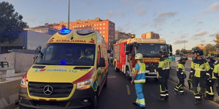 Muere un motorista atropellado en la zona de obras del soterramiento de la A-5