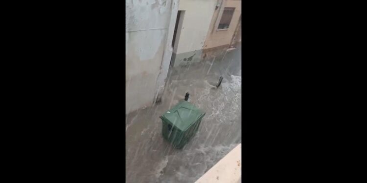 Gandía lidera el ránking de lluvia: 224 litros en la Caldereta