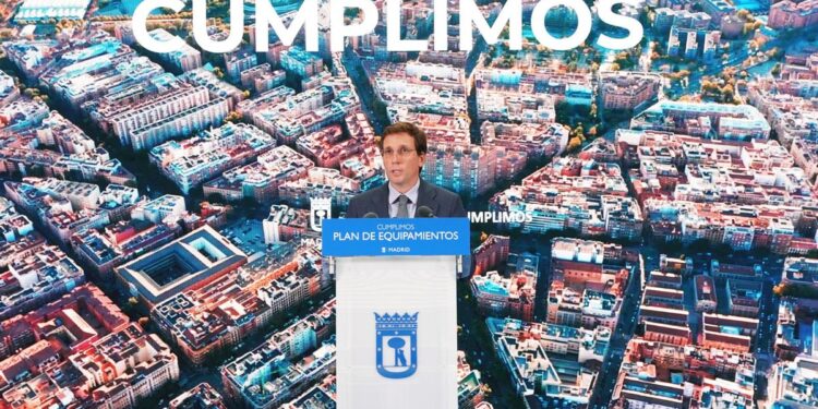 Almeida anuncia que ya están ejecutados o en marcha los 96 nuevos equipamientos comprometidos hasta 2027