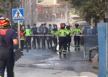 Se derrumba un edificio en obras en el centro de Madrid: se busca a tres hombres y una mujer desaparecidos