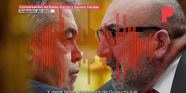 Koldo García y Santos Cerdán, nerviosos por los mensajes de Whatsapp de ‘Guipuchi’