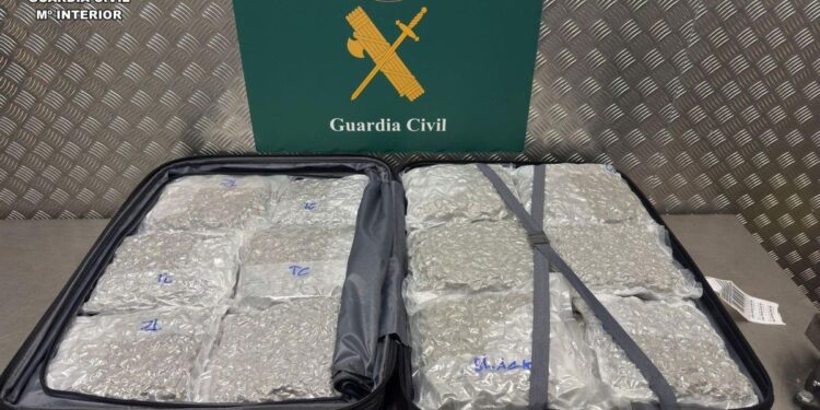 Detenidos en Barajas tres pasajeros de un vuelo de Dubái con 60 kilos de marihuana en sus maletas