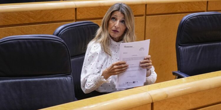 El lapsus de Yolanda Díaz en el Senado: ‘Queda Gobierno de corrupción para rato’