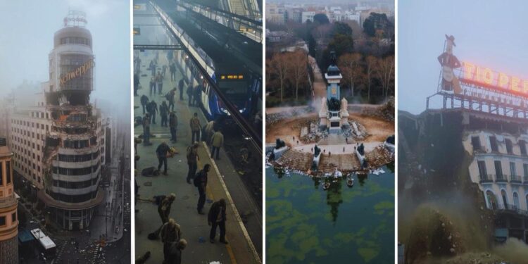 Así sería Madrid tras un apocalipsis: ‘Parece tan real que cualquiera puede creérselo’