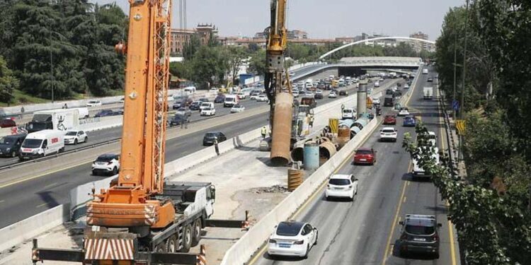 Fin del carril cortado y cambio al horario nocturno: dos grandes novedades en las obras de la M-30 en Ventas