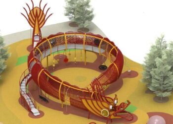 El Ayuntamiento continúa transformando Usera en el ‘Chinatown madrileño’: un gran dragón de 19 metros dominará este parque